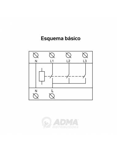 SELECTOR AUTOMATICO DE FASE 4P 63A SELECTOR AUTOMATICO DE FASE 4P 63A