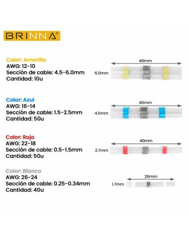 SET 150 EMPALMES TERMOCONTRAIBLE C-...