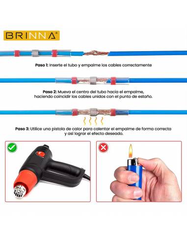 SET 150 EMPALMES TERMOCONTRAIBLE C-...