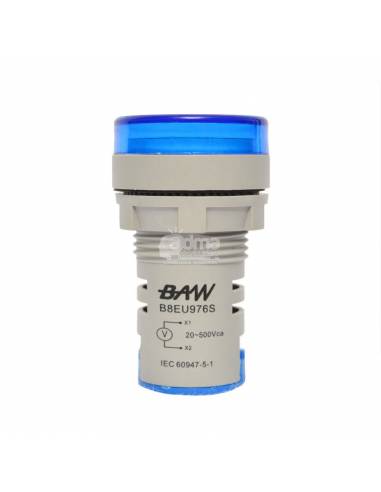 MINI VOLTIMETRO DIG D29 80-500VAC AZUL