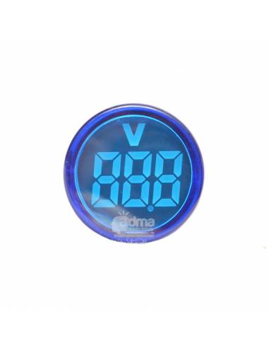 MINI VOLTIMETRO DIG D29 80-500VAC AZUL