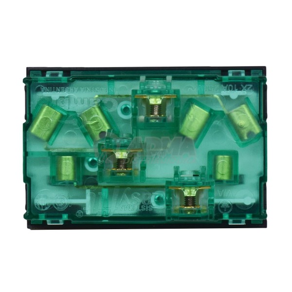 MODULO TOMA DOBLE 220V GRIS 10A...