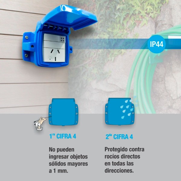 CAJA CAPSULADA 2 PUNTOS AZUL EXULTT