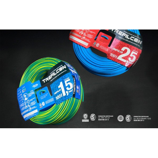 CABLE UNIPOLAR FLEXIBLE 1.5 MM...