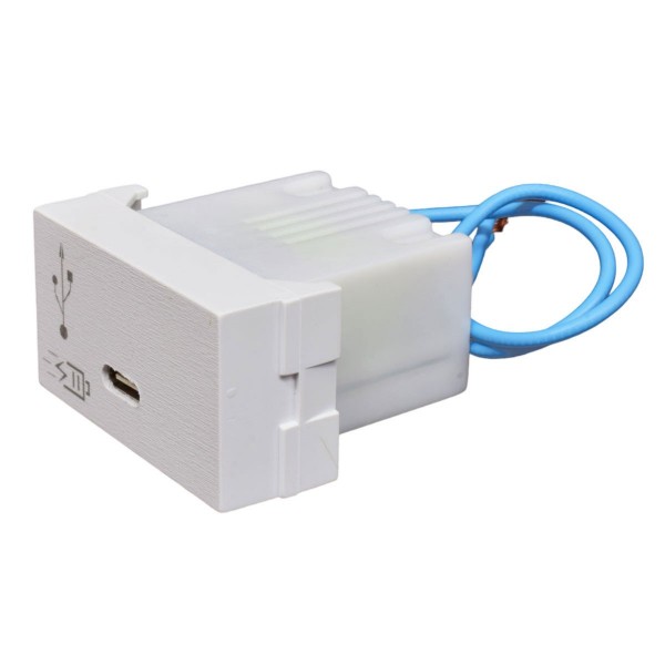 MODULO CARGADOR USB C 5V BLANCO APTO...