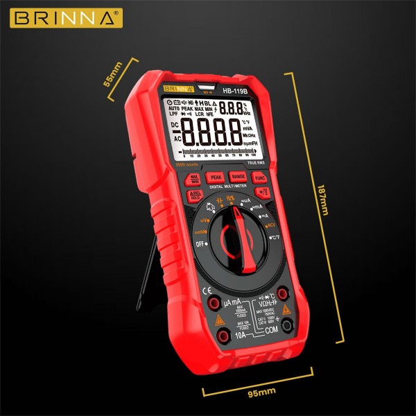 MULTIMETRO BRINNA HB-119B CON PILAS
