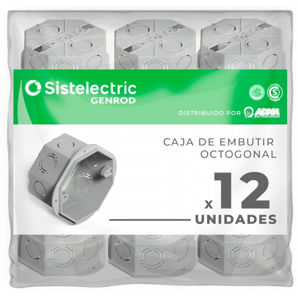 CAJAS EMBUTIR OCTOGONAL RECTANGULAR...