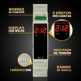 VOLTIMETRO RIEL DIN... 2