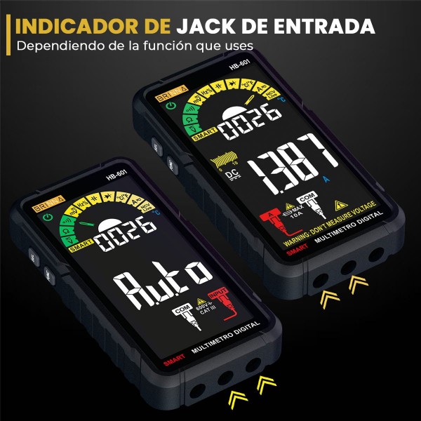 MULTIMETRO SMART HB-601 BRINNA