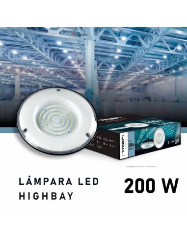LAMPARA LED HIGH BAY 200W 6000K TREFI LAMPARA LED HIGH BAY 200W 6000K TREFI