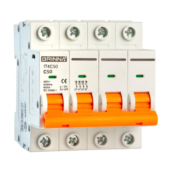 TERMICA TETRAPOLAR 50A 6KA BRINNA