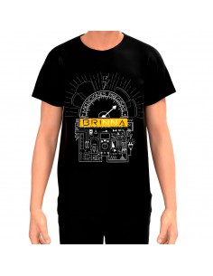 REMERA BRINNA NEGRA LOGO...