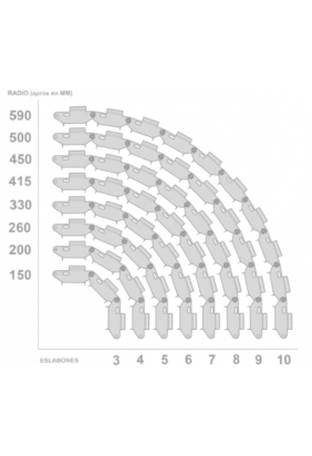 ESLABON CURVA ART BANDEJA...