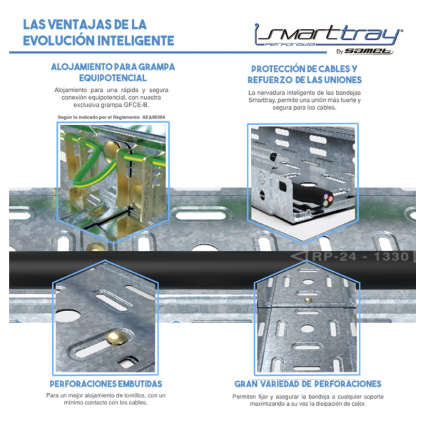 BANDEJA PERFORADA SAMET SMARTTRAY DE...
