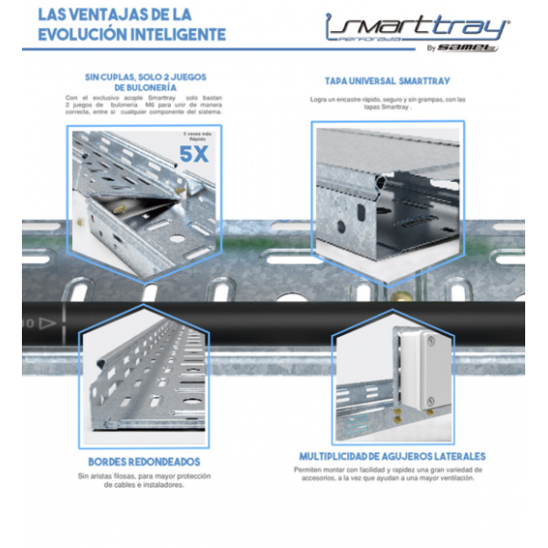 BANDEJA PERFORADA SAMET SMARTTRAY DE...