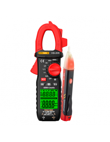 PINZA AMPEROMETRICA HB-209A +...