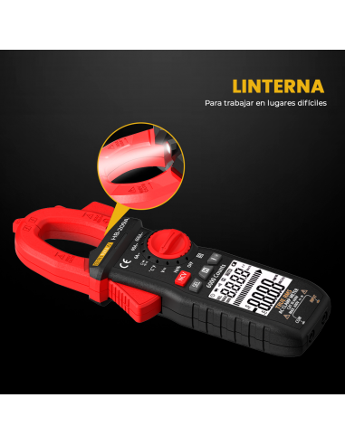 PINZA AMPEROMETRICA HB-209A +...