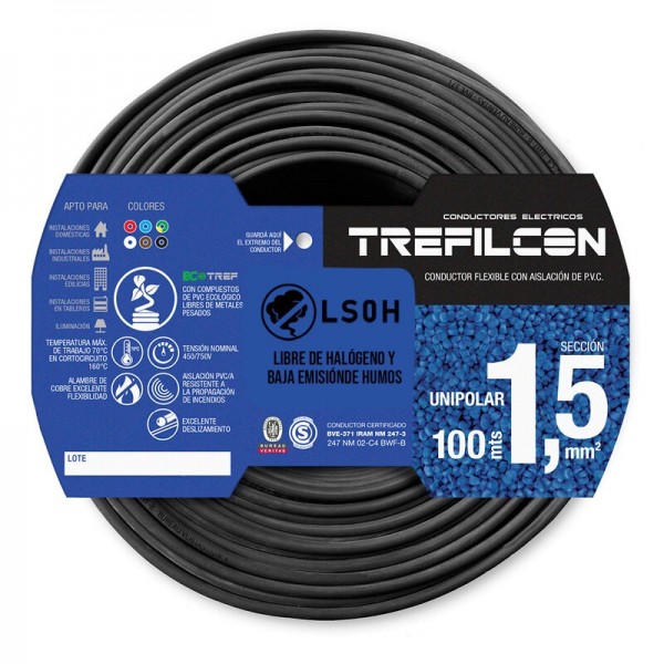 CABLE UNIPOLAR LIBRE DE HALOGENOS...