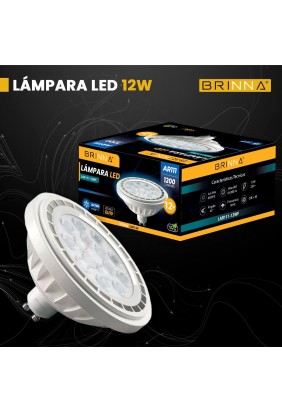 LAMPARA LED AR111 12W FRIA...