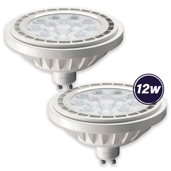 LÁMPARAS LED AR111 BRINNA 12w CALIDO...
