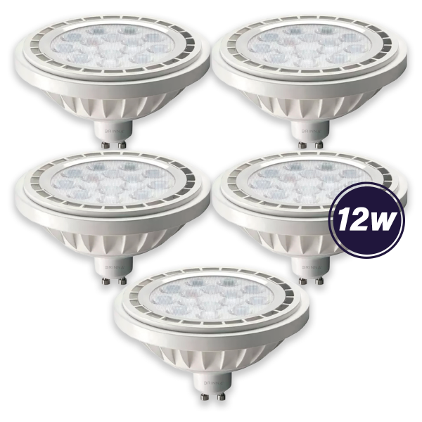 LÁMPARAS LED AR111 BRINNA 12w CALIDO...