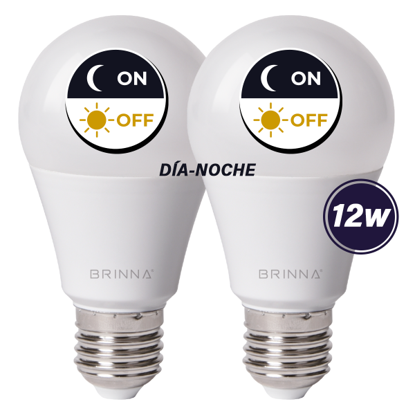 LAMPARA LED SENSOR DÍA NOCHE BRINNA...