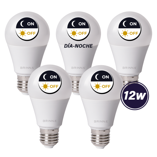 LAMPARA LED SENSOR DÍA NOCHE BRINNA...