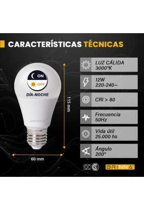 LAMPARA LED SENSOR DÍA... 2