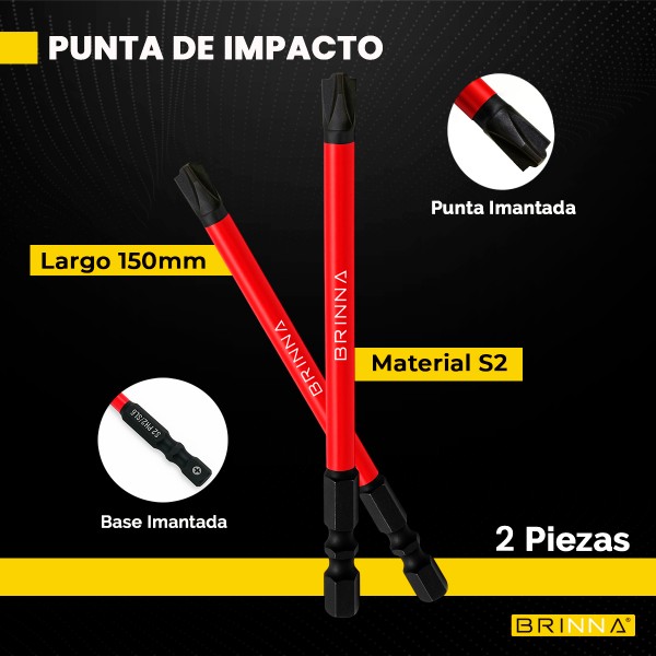 PUNTAS ALTO IMPACTO PH+PL 150MM X2...