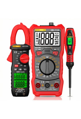 PINZA HB-209A + MULTIMETRO...