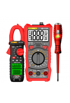 PINZA HB-209A + MULTIMETRO...