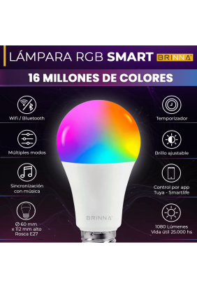 LAMPARA LED RGB SMART 12W... 2