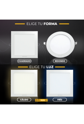 PANEL LED CUADRADO EMBUTIR... 2