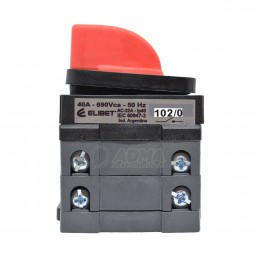 CONMUTADOR 2 POLOS 1-0-2 40A 2