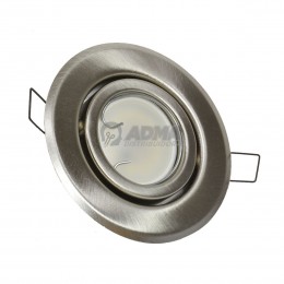 SPOT ACERO PLATA + ZOCALO +...