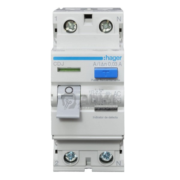 DISYUNTOR DIFERENCIAL BIPOLAR 25A...
