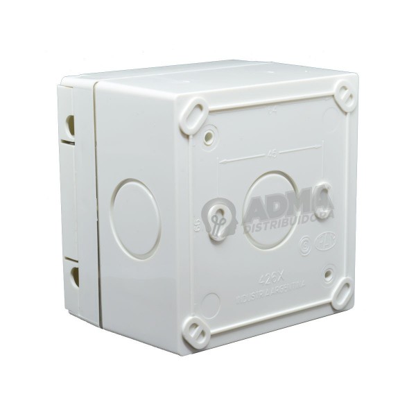 CAJA EXTERIOR 2 MODULOS IP55...