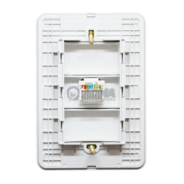 BASTIDOR COMPLETO JELUZ CON TOMA RJ45 EA