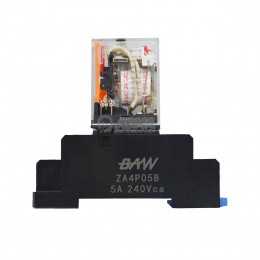 RELE AUXILIAR CON ZOCALO 4P... 2