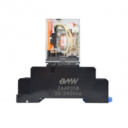 RELE AUXILIAR CON ZOCALO 4P... 2