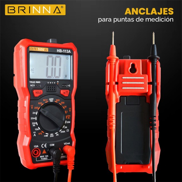 MULTIMETRO HB-113A + PINZA...