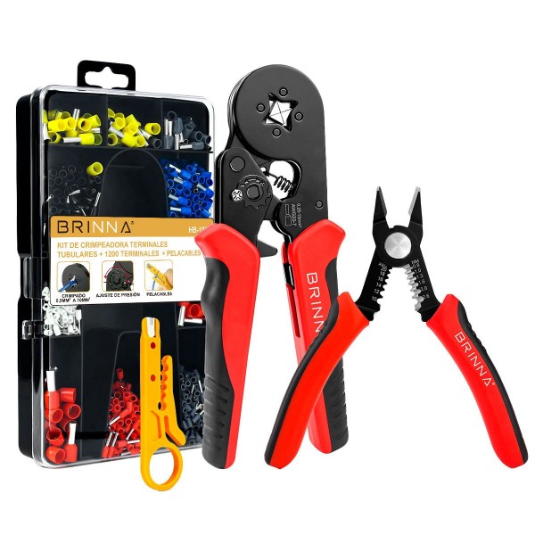 KIT CRIMPEADORA C- 1200 TERMINALES...