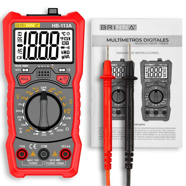 ALICATE PRECISION HB-102 + MULTIMETRO...