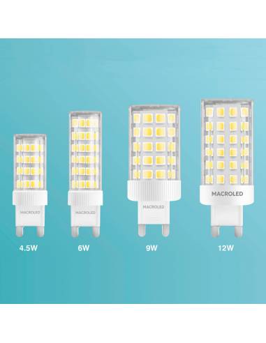 BIPIN G9 MACROLED 45W 220V FRIO BIPIN G9 MACROLED 45W 220V FRIO