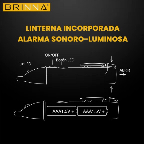 DETECTOR DE TENSION BRINNA HB-10