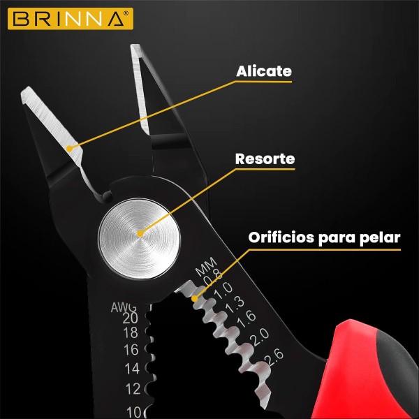 ALICATE MICRO CORTE BRINNA HB-102