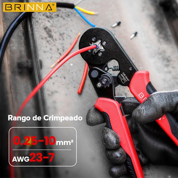 CRIMPEADORA TIFF BRINNA HB-105 + 1200...