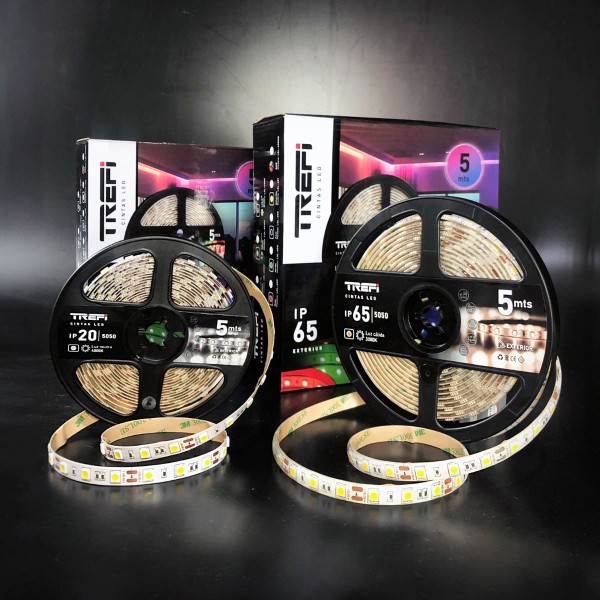 TIRA LED EXTERIOR IP65 5050 6500K...