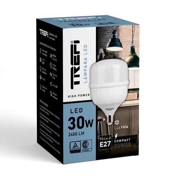 LAMPARA DEPOSITO 30W 6500K 2400LMS TREFI