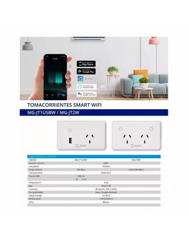 TOMA DOBLE SMART WIFI BAW